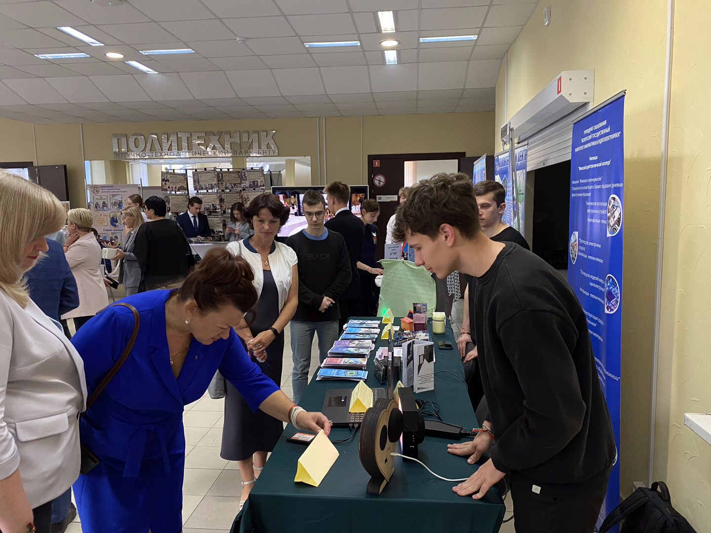 An exhibition of student works was held in the scientific and technological park of BNTU "Polytechnic"