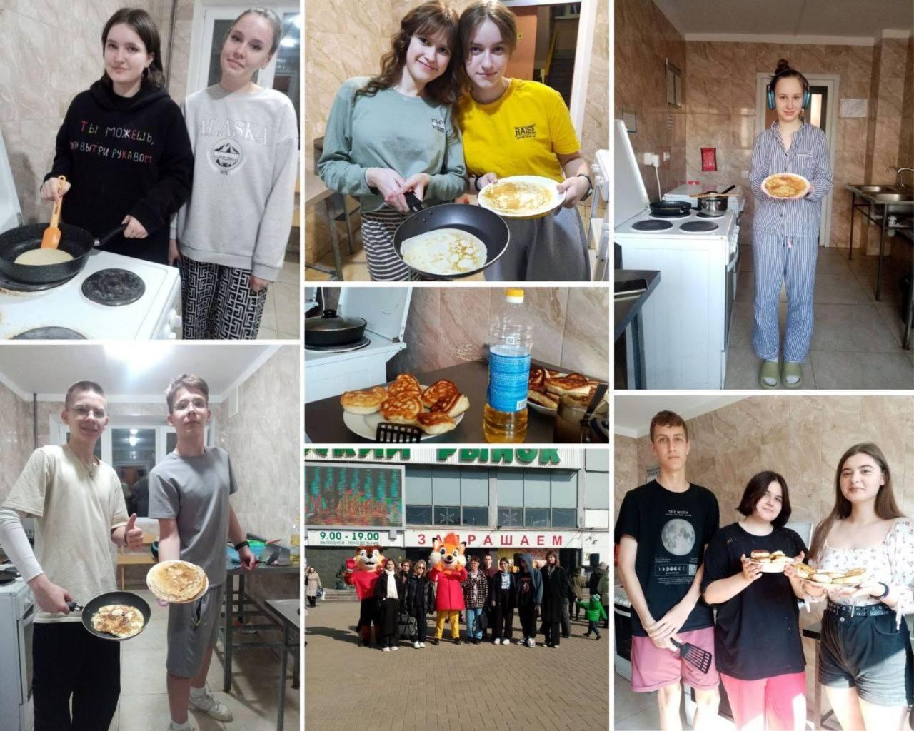 Maslenitsa week in the dormitory of the Minsk Radio Engineering College