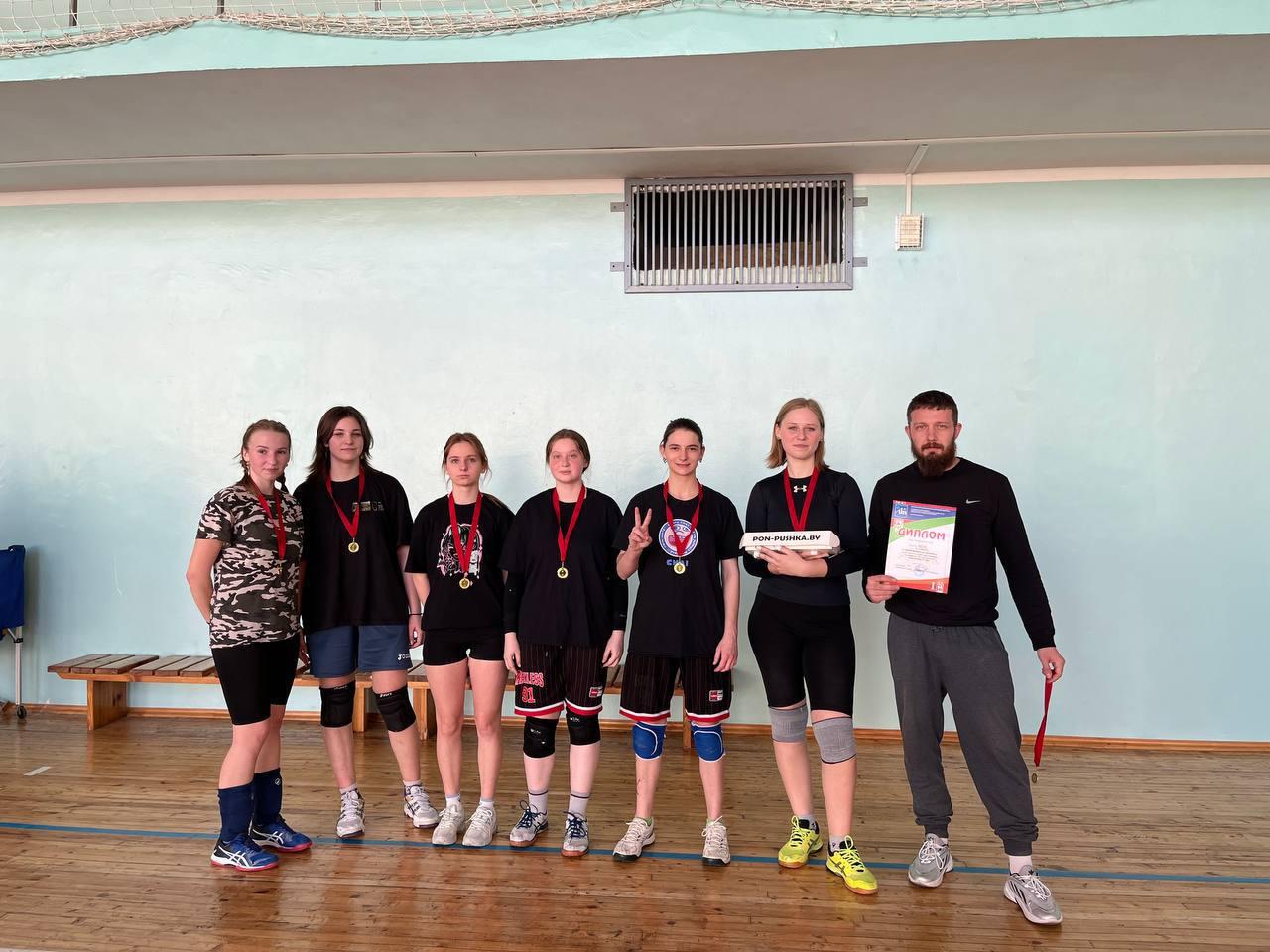 Completion of the competition of the 58th BSUIR Spartakiad among faculties in Volleyball among girls