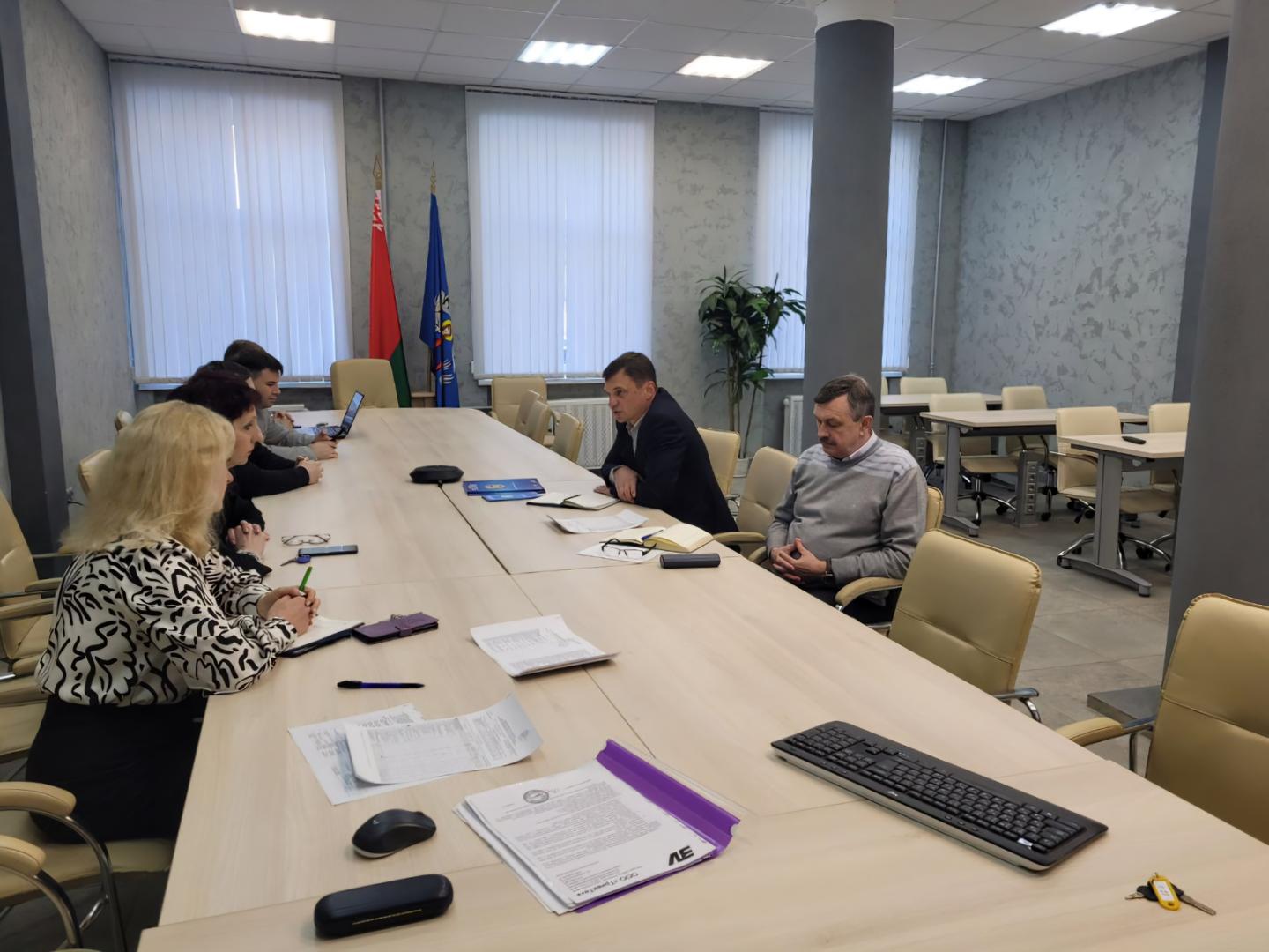 Meeting with representatives of the Research and Production Republican Unitary Enterprise "Research Institute for Technical Information Protection"
